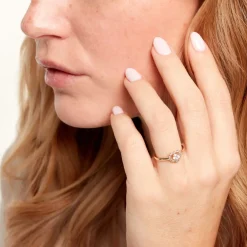 Bague Alais Plaqué Or Jaune Oxyde De Zirconium|Marc Orian Best