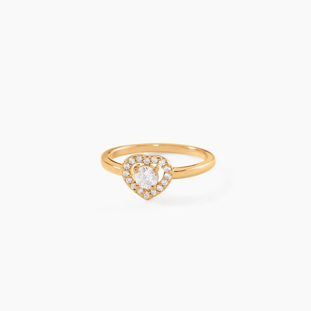 Bague Alais Plaqué Or Jaune Oxyde De Zirconium|Marc Orian Best