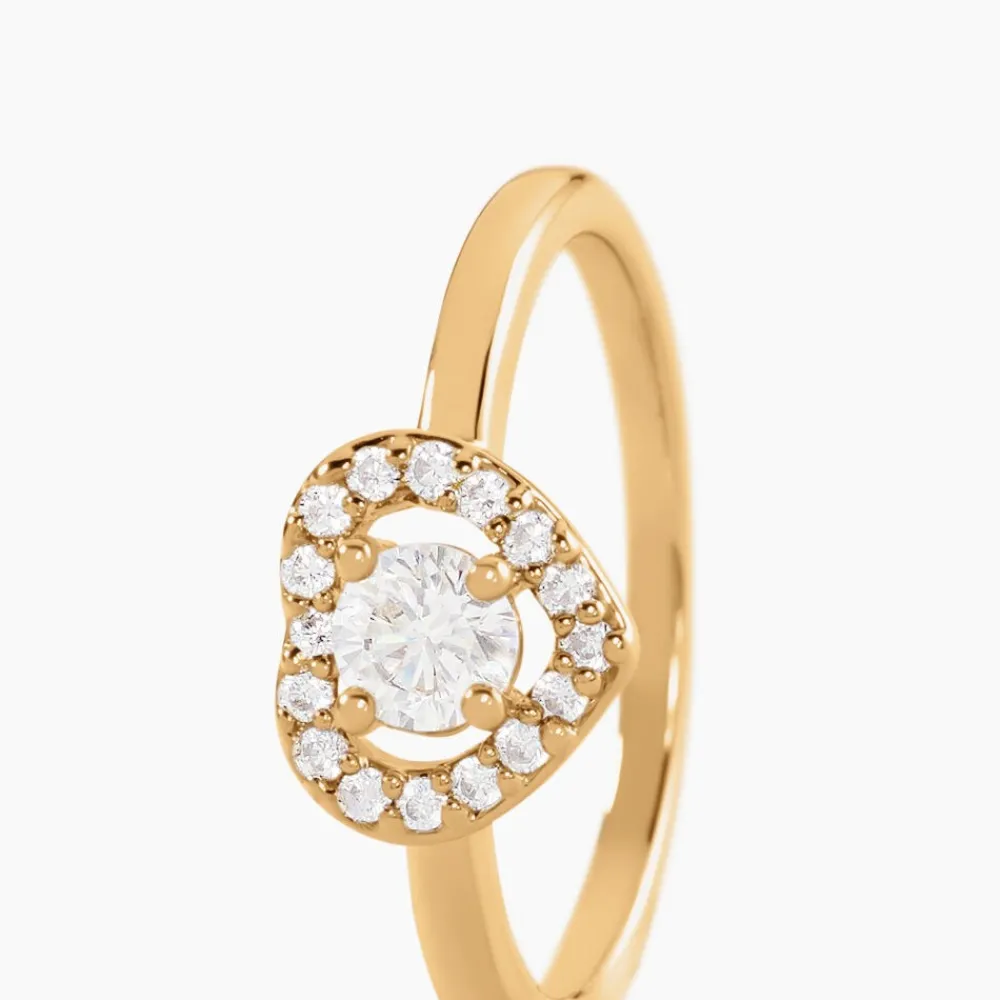 Bague Alais Plaqué Or Jaune Oxyde De Zirconium|Marc Orian Best