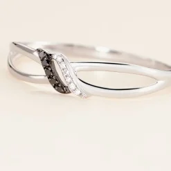Bague Aline Or Blanc Diamant|Marc Orian Best