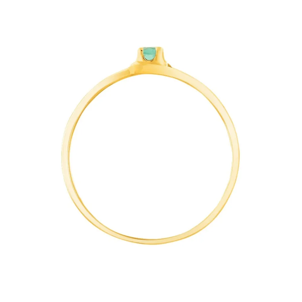 Bague Alisha Or Jaune Emeraude|Marc Orian Outlet