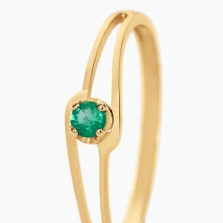 Bague Alisha Or Jaune Emeraude|Marc Orian Outlet