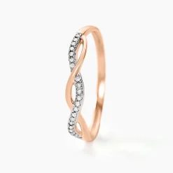Bague Alizee Or Rose Diamant
