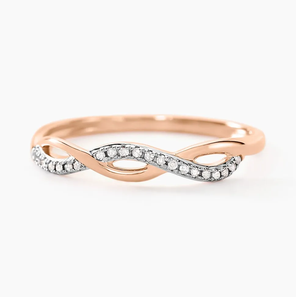 Bague Alizee Or Rose Diamant