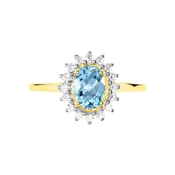 Bague Allande Or Jaune Topaze Et Oxyde De Zirconium|Marc Orian Clearance