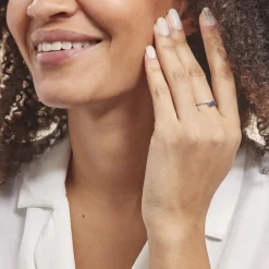 Bague Amelie Or Blanc Saphir Et Diamant|Marc Orian Best