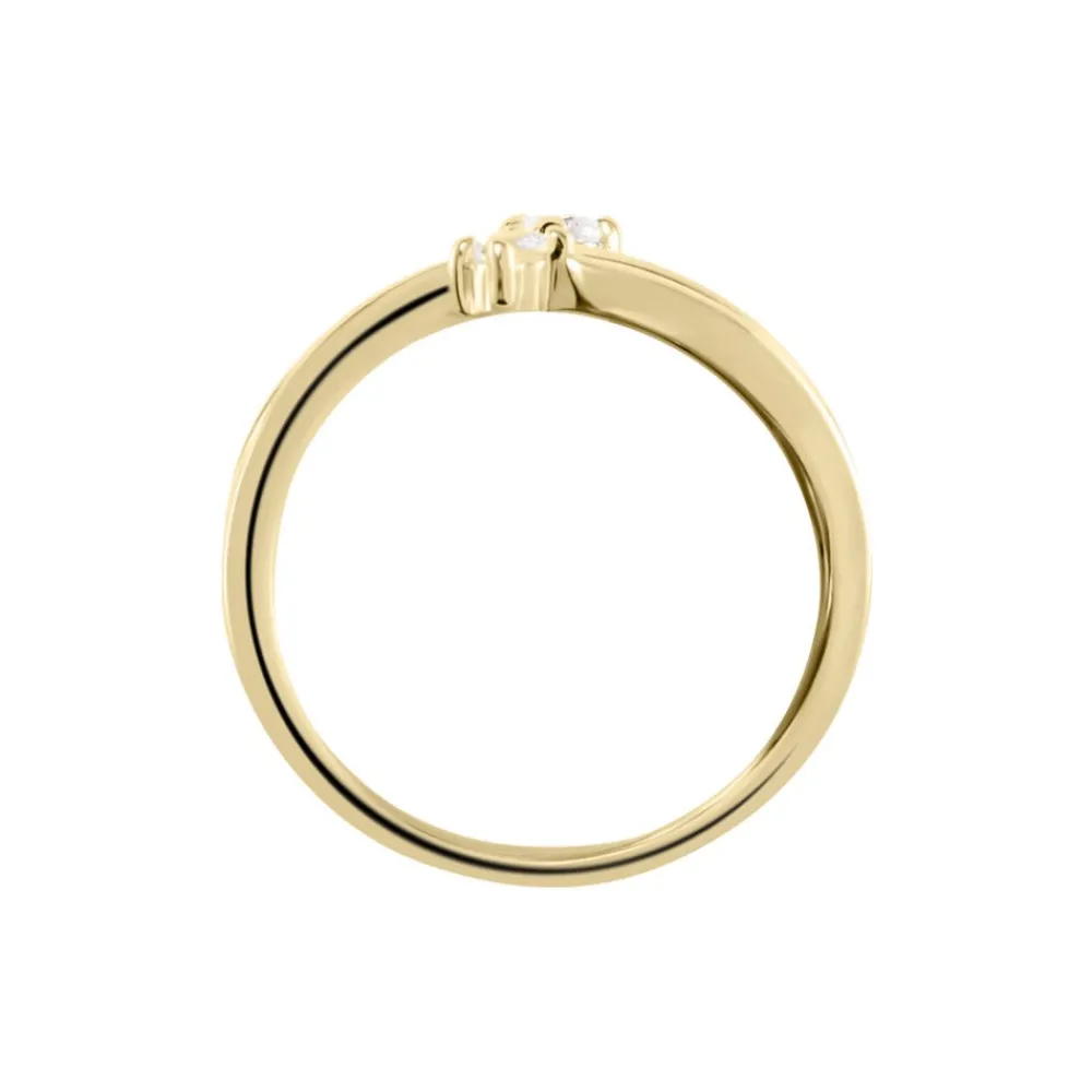 Bague Ana-lou Plaque Or Jaune Oxyde De Zirconium|Marc Orian Sale