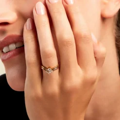Bague Anastasio Or Jaune Diamant