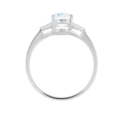 Bague Andreani Or Blanc Topaze Et Oxyde De Zirconium|Marc Orian Discount