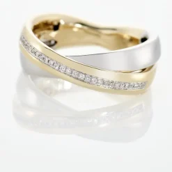 Bague Andrette Or Bicolore Diamant