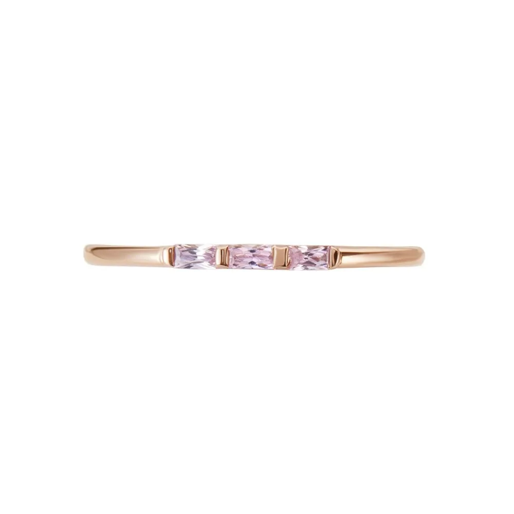 Bague Andrew Argent Rose Oxyde De Zirconium Rose|Marc Orian