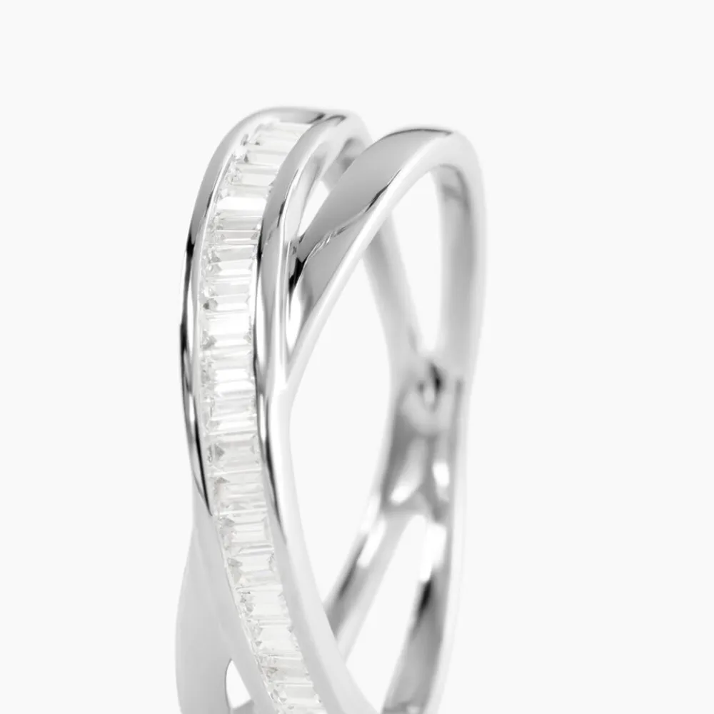 Bague Anelyse Or Blanc Oxyde De Zirconium|Marc Orian Clearance