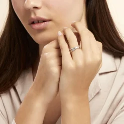 Bague Anelyse Or Blanc Oxyde De Zirconium|Marc Orian Clearance