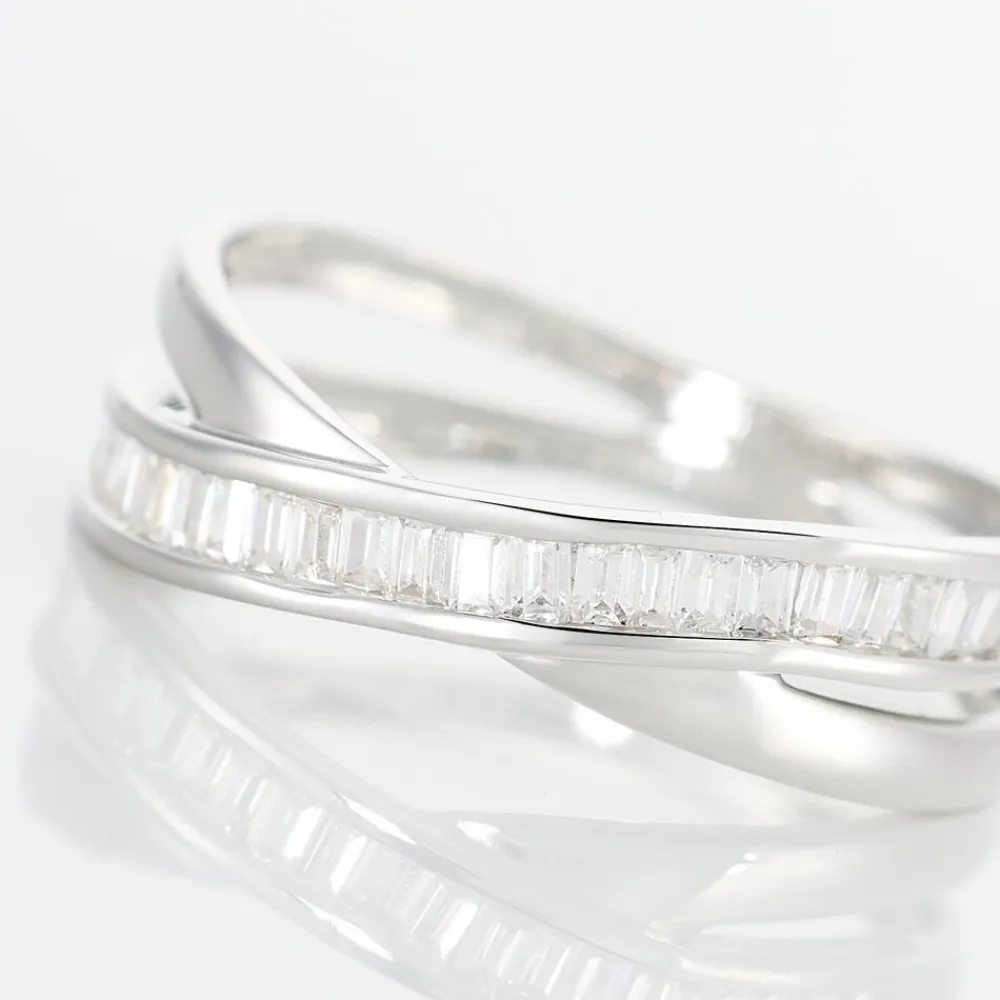 Bague Anelyse Or Blanc Oxyde De Zirconium|Marc Orian Clearance