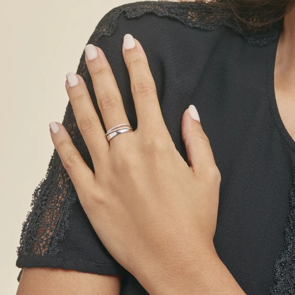 Bague Angele Or Blanc Diamant|Marc Orian Hot