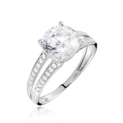 Bague Anthyme Or Blanc Oxyde De Zirconium|Marc Orian Best