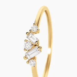 Bague Antigonus Or Jaune Diamant Synthétique|Marc Orian Discount