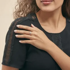 Bague April Or Blanc Oxyde De Zirconium|Marc Orian Sale