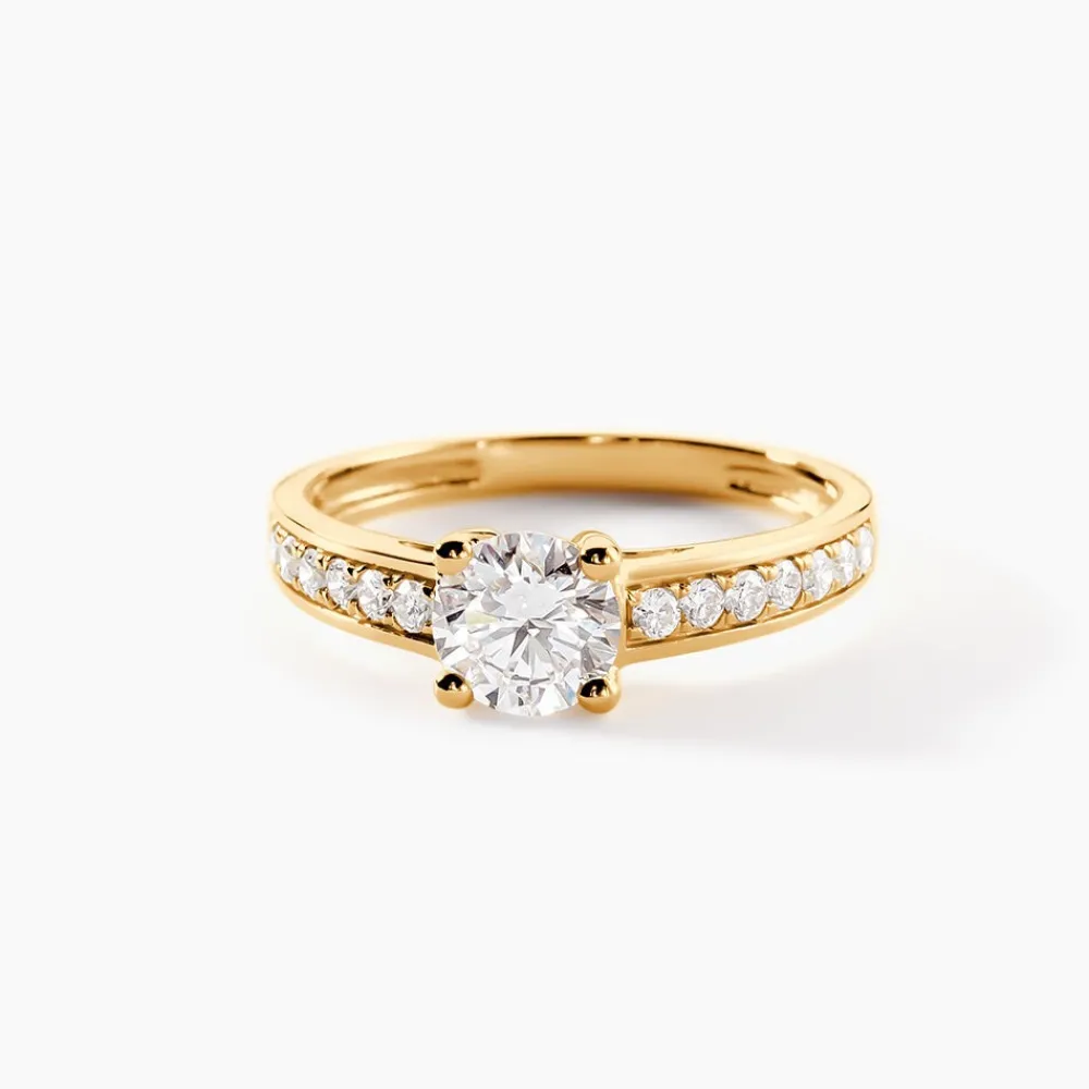 Bague Aramis Ld Or Jaune Diamant Synthétique|Marc Orian New