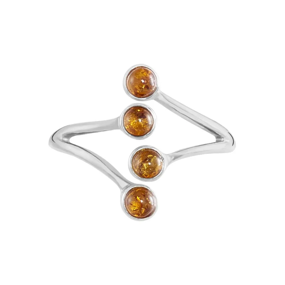 Bague Argent Blanc Accorus Ambre|Marc Orian Hot