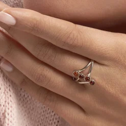 Bague Argent Blanc Accorus Ambre|Marc Orian Hot