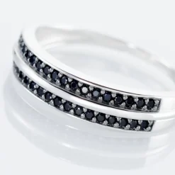 Bague Argent Blanc Agapios Oxydes De Zirconium|Marc Orian New