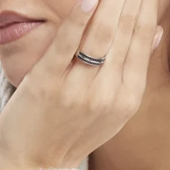 Bague Argent Blanc Agapios Oxydes De Zirconium|Marc Orian New