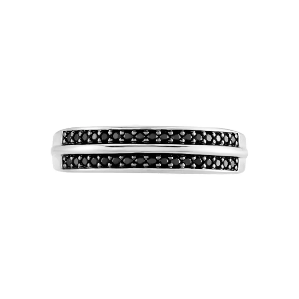 Bague Argent Blanc Agapios Oxydes De Zirconium|Marc Orian New