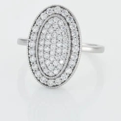 Bague Argent Blanc Eligia Oxydes De Zirconium|Marc Orian New