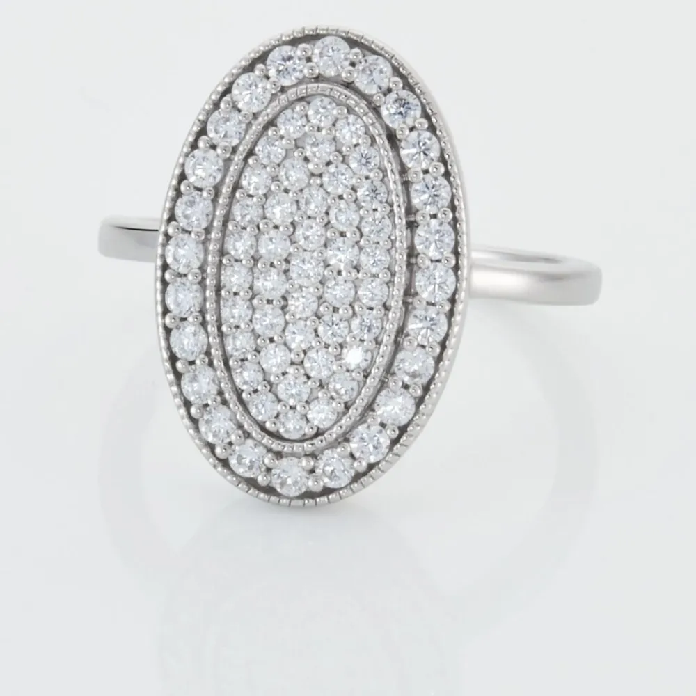 Bague Argent Blanc Eligia Oxydes De Zirconium|Marc Orian New