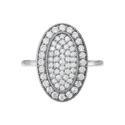 Bague Argent Blanc Eligia Oxydes De Zirconium|Marc Orian New