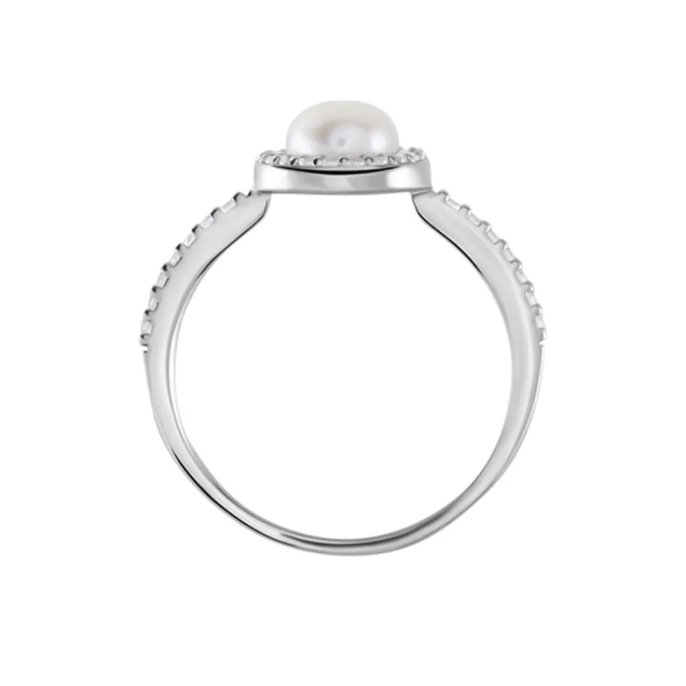 Bague Argent Blanc Suada Perle De Culture Oxyde De Zirconium|Marc Orian Hot