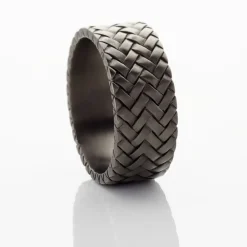 Bague Argent Noir|JOURDAN Online