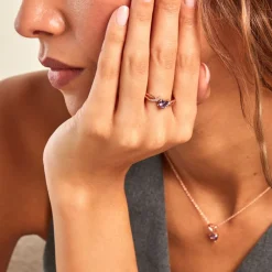 Bague Argent Rose Avalon Oxyde De Zirconium|Marc Orian Online