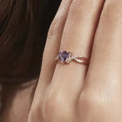 Bague Argent Rose Avalon Oxyde De Zirconium|Marc Orian Online