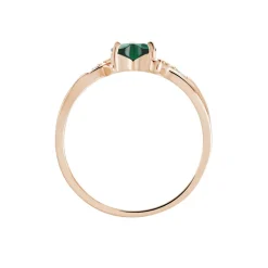 Bague Argent Rose Avalon Oxyde De Zirconium