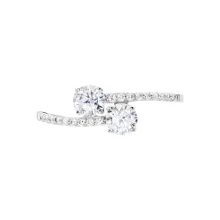 Bague Arista Or Blanc Oxyde De Zirconium|Marc Orian Hot