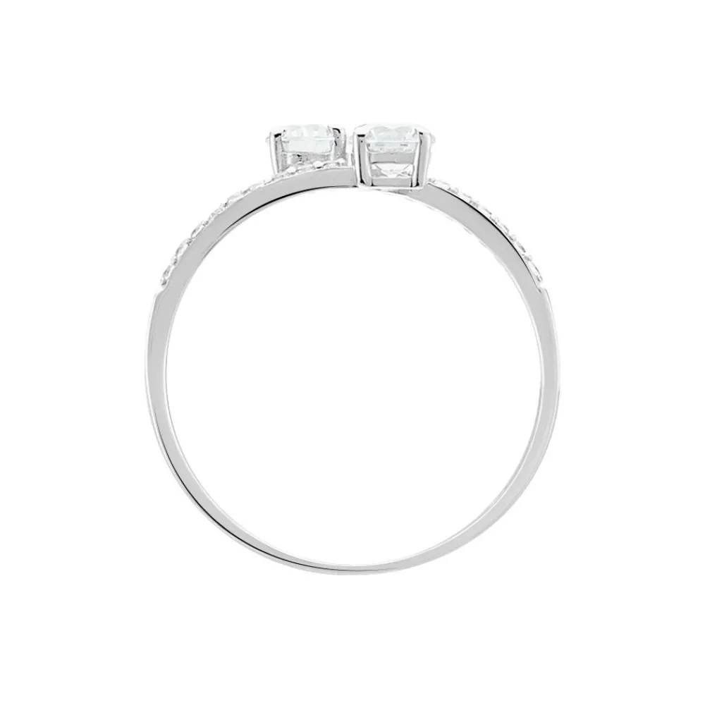Bague Arista Or Blanc Oxyde De Zirconium|Marc Orian Hot