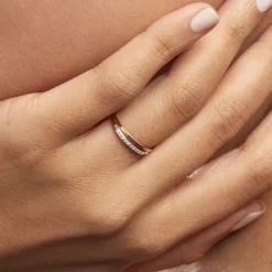 Bague Arslane Or Jaune Diamant|Marc Orian Outlet