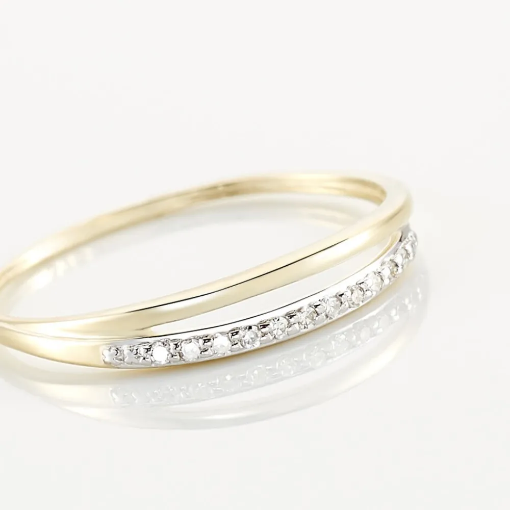 Bague Arslane Or Jaune Diamant|Marc Orian Outlet