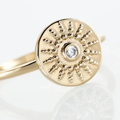 Bague Artea Plaqué Or Jaune Oxyde De Zirconium|Marc Orian Online
