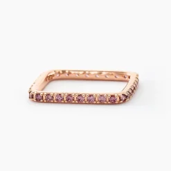 Bague Aselya Argent Rose Oxyde De Zirconium
