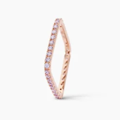 Bague Aselya Argent Rose Oxyde De Zirconium