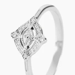 Bague Astrea Argent Blanc Oxyde De Zirconium|Marc Orian Clearance