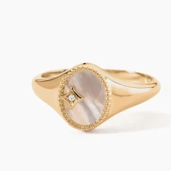 Bague Astria Plaqué Or Jaune Nacre|Marc Orian