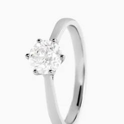 Bague Athena Platine Blanc Diamant|Marc Orian Outlet