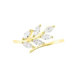 Bague Audrica Or Jaune Oxyde De Zirconium