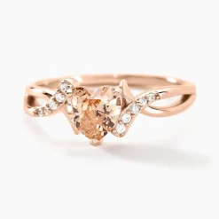 Bague Avalon Argent Rose Oxyde De Zirconium|Marc Orian Sale