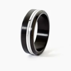 Bague Baldev Acier Bicolore