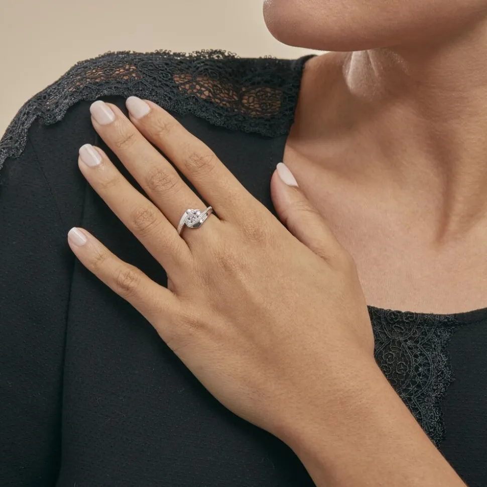 Bague Barbara Or Blanc Diamant